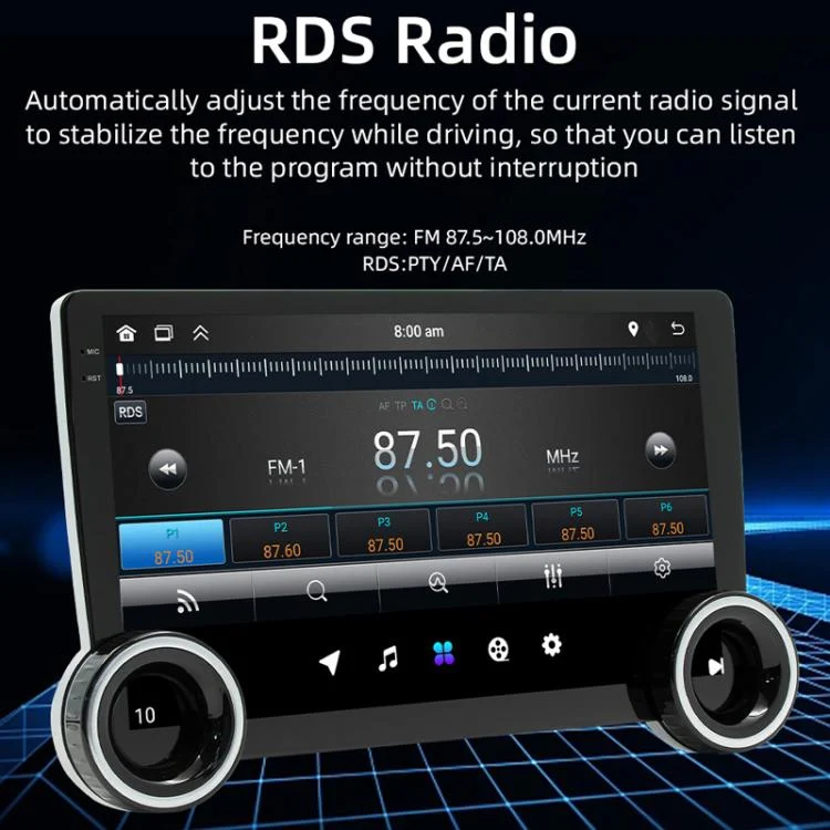 TBD06033709_B11.webp 10.1 inch IPS Display + 2.5D Touch Screen Bluetooth FM Radio Car Navigation Machine - Image 12