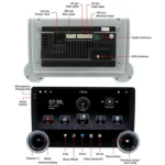 10.1 inch IPS Display + 2.5D Touch Screen Bluetooth FM Radio Car Navigation Machine - Image 3