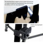 50-150cm Adjustable Height Metal Tripod Art Easel Painting Folding Floor Stand - Image 6