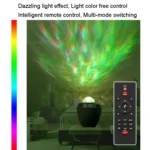 LED Projection Light Bluetooth Connection Remote Control Atmosphere Light RGB Music Night Light - Image 7