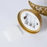 LED Wrought Iron Moon Shape Atmosphere Bedroom Table Lamp - Image 4