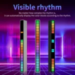 RGB Sound-controlled Rhythmic Response Lights Music Ambient LED Pick-up Lights - Image 2