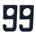 2pcs Motorcycle Type 69 Aluminum Alloy Multifunctional Helmet Hook