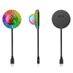 MS-201 USB Magic Ball Star Projection Light Vehicle Car Atmosphere Light Support APP Control