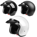 BYB 701 All Seasons Retro Motorcycle Helmet - Image 2
