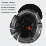 BYB 701 All Seasons Retro Motorcycle Helmet - Image 3