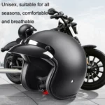 BYB 701 All Seasons Retro Motorcycle Helmet - Image 5