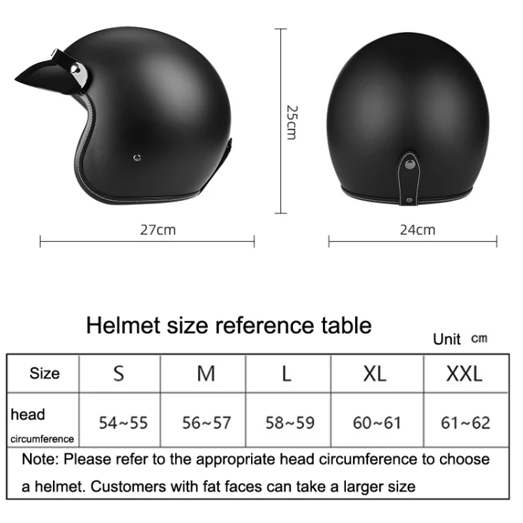TBD0603401701_B5.webp BYB 701 All Seasons Retro Motorcycle Helmet - Image 6