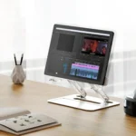 Aluminum Alloy + Acrylic Reading Rack Desktop Liftable Tablet PC Holder,Sepc: - Image 2