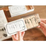 Retro Lotus Combination Set Seal Plant Vase Seal Handbook Decoration Tool - Image 5