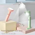 Folding Flashlight Desk Lamp USB Charging Student Dorm Night Light - Image 4