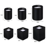 2pcs/set Furniture Carbon Steel Wraparound Heightening Foot Pad, Style: - Image 2