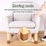 2pcs/set Furniture Carbon Steel Wraparound Heightening Foot Pad, Style: - Image 4