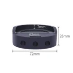 Refrigerator Base Rubber Anti-Sliding Pad Furniture Heightening Feet Pad - Image 2