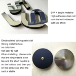 M030 India Digital Hanging Clock Home Decoration DIY Acrylic Clock - Image 3