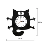 CC040 Children Cartoon Quiet Hanging Clock Home Decoration Simple Clocks - Image 3