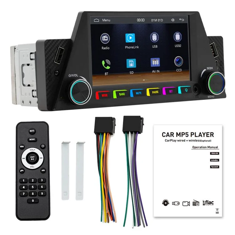 TBD06034330_B1.webp 4.7 inch AUTO/CarPlay Navigation Bluetooth FM Radio Car MP5 Marquee - Image 2
