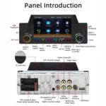 4.7 inch AUTO/CarPlay Navigation Bluetooth FM Radio Car MP5 Marquee - Image 4