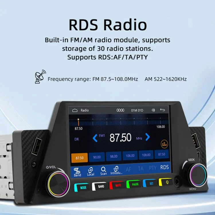 TBD06034330_B6.webp 4.7 inch AUTO/CarPlay Navigation Bluetooth FM Radio Car MP5 Marquee - Image 7