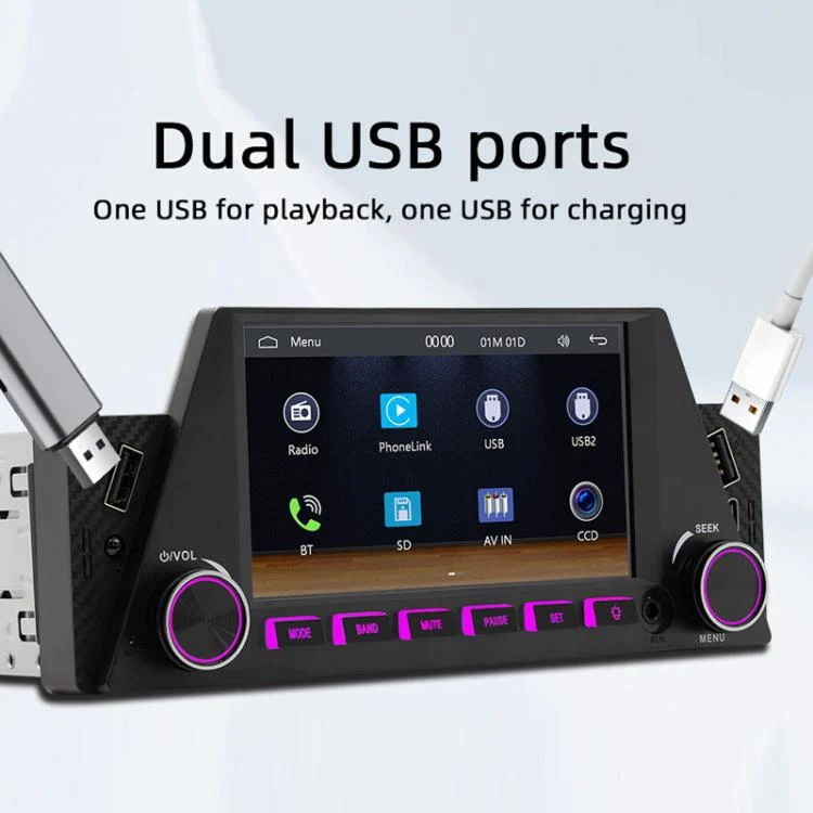 TBD06034330_B8.webp 4.7 inch AUTO/CarPlay Navigation Bluetooth FM Radio Car MP5 Marquee - Image 9