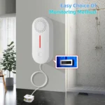 Tuya WIFI Sound and Light Water Immersion Alarm Leak Sensor Overflow Alarm Detector - Image 3