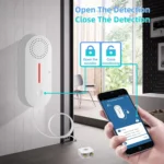 Tuya WIFI Sound and Light Water Immersion Alarm Leak Sensor Overflow Alarm Detector - Image 5
