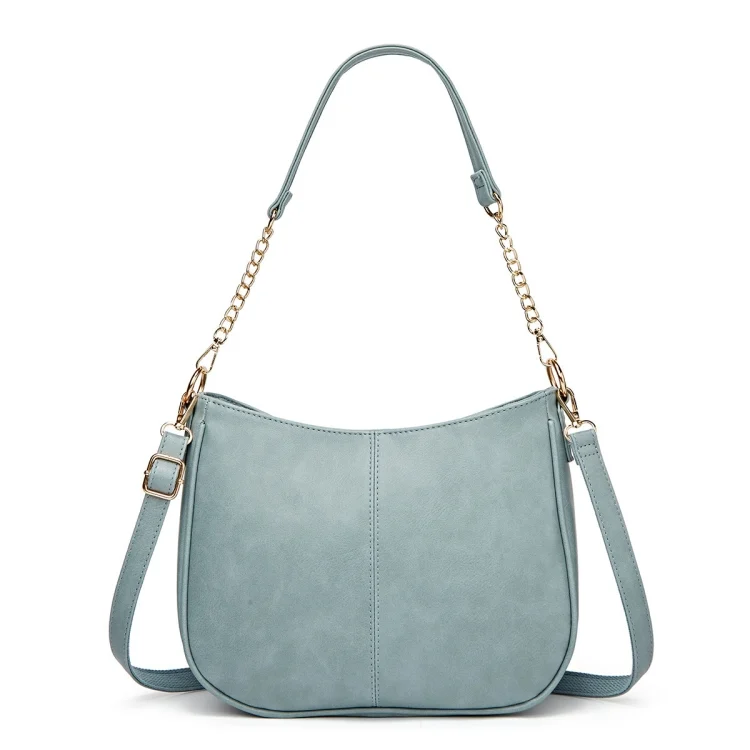 270 Large Capacity Single-shoulder Crossbody Chain Bag Leather Adjustable Underarm Bag