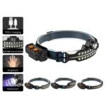 XPG+COB Induction Headlight Type-C Rechargeable Head Lamp - Image 2
