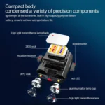 HW-888 XPE+2835 LED Multi-light Source Induction Headlamp Clip on Hat Light - Image 4