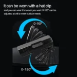 HW-888 XPE+2835 LED Multi-light Source Induction Headlamp Clip on Hat Light - Image 6