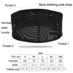 Large Capacity Elastic Mesh Close-fitting Mobile Phone Bag Cycling Mountaineering Kettle Bag - Image 6
