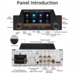 4.7 inch AUTO/CarPlay Navigation Bluetooth FM Radio Car MP5 - Image 4