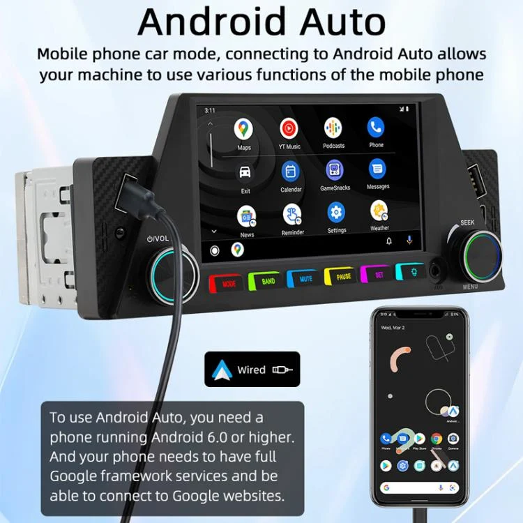 TBD06034378_B4.webp 4.7 inch AUTO/CarPlay Navigation Bluetooth FM Radio Car MP5 - Image 5