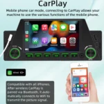 4.7 inch AUTO/CarPlay Navigation Bluetooth FM Radio Car MP5 - Image 6