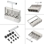 Handheld Seedling Soil Blocker Makes Four 2 by 2 Inches Soil Blocks for Garden Prep - Image 4