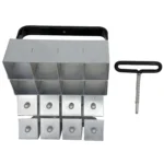 Handheld Seedling Soil Blocker Makes Eight 2 by 2 Inches Soil Blocks for Garden Prep - Image 2