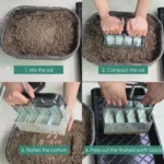 Handheld Seedling Soil Blocker Makes Eight 2 by 2 Inches Soil Blocks for Garden Prep - Image 6