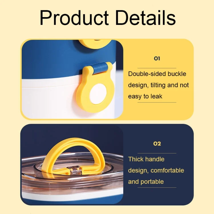 TBD0603444801_B3.webp Large Capacity Oval Divided Portable Office Insulation Lunch Box - Image 4