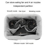 Baona DS-003 for Dyson Hair Dryer Complete Accessories PU Storage Bag - Image 4