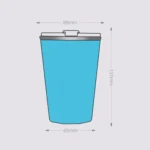 Insulated Cooling Cup Shake Cooling Cup, Capacity: - Image 3