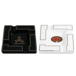 Four Slot Large-Diameter Smoke Groove Ceramic Cigar Ashtray - Image 5