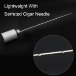 Lightweight With Serrated Cigar Needle Dredger Drilled Smoke Vent - Image 6