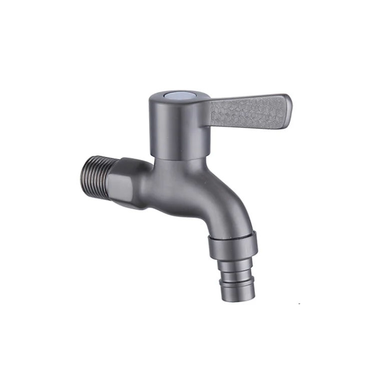 Bathroom Toilet Stainless Steel Bib Tap Wall Mounted Washing Machine Water Tap ,Spec: