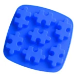 DIY Silicone Ice Grid Chocolate Puzzle Biscuit Tools