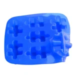 DIY Silicone Ice Grid Chocolate Puzzle Biscuit Tools - Image 3