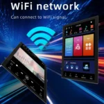 9.7 inch Vertical Screen Bluetooth Radio Android 13 GPS Navigation Device - Image 5