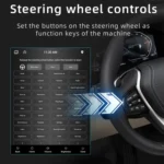 9.7 inch Vertical Screen Bluetooth Radio Android 13 GPS Navigation Device - Image 10