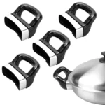 4pcs /Set  2-hole Short Side Pot Handle Bakelite Pressure Pan Handle Hole Spacing 20mm