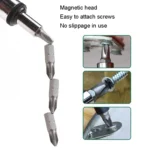 10pcs Electric Screwdriver Short Batch Head Strong Magnetic Driver Head - Image 5