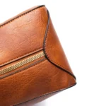 7871 Large Capacity Adjustable Leather Tote Bag Multi-compartment Shoulder Bag - Image 7